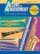 Accent on Achievement, Book 1 - B-Flat Clarinet - Bk+CD von Alfred