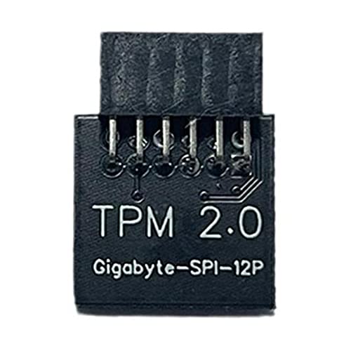 Aliaga 2.0 Verschlüsselung Sicherheitsmodul Platine 12Pin SPI Remote Card TPM2.0 Modulplatine für 12pin SPI von Aliaga