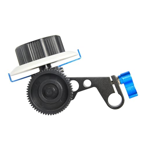 Aliaga Mini Follow Focus DSLR Kamera Fokus Anhänger mit Zahnrad Ring und Schnellentriegelungsgerät, Geeignet für DSLR-Kameras Aliaga Mini Follow Focus DSLR Kamera Fokus Anhänger mit Zahnrad Ring und Schnellentriegelungsgerät, Geeignet für DSLR-Kameras von Aliaga