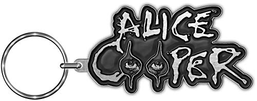 Alice Cooper Eyes Unisex Anhänger Schlüsselanhänger Farbe Silber Zinklegierung von Alice Cooper
