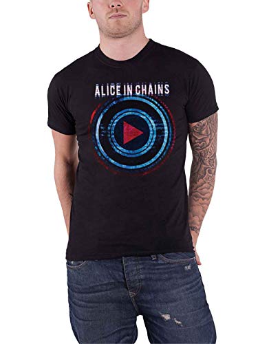 Alice In Chains T Shirt Played Band Logo Nue offiziell Herren Schwarz XL von Rock Off officially licensed products