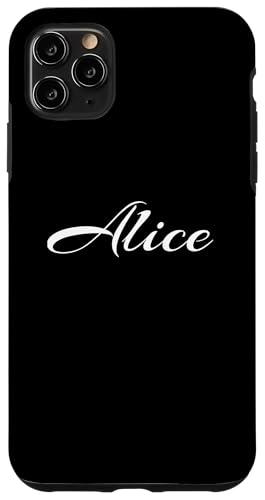 Beautiful Feminine Alice Handwritten Font Hülle für iPhone 11 Pro Max von Alice