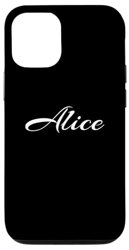 Beautiful Feminine Alice Handwritten Font Hülle für iPhone 12/12 Pro von Alice