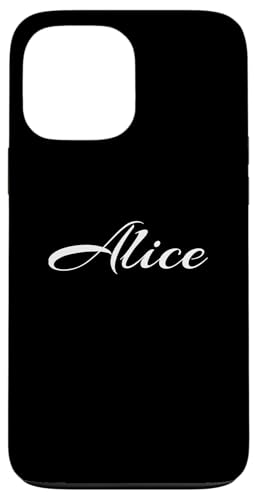 Beautiful Feminine Alice Handwritten Font Hülle für iPhone 13 Pro Max von Alice