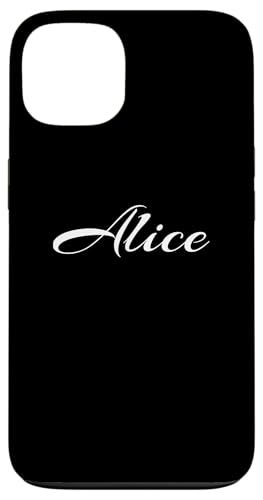 Beautiful Feminine Alice Handwritten Font Hülle für iPhone 13 von Alice