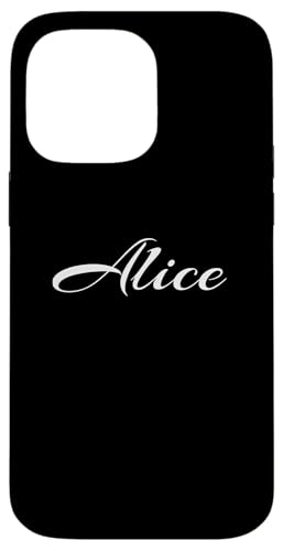 Beautiful Feminine Alice Handwritten Font Hülle für iPhone 14 Pro Max von Alice