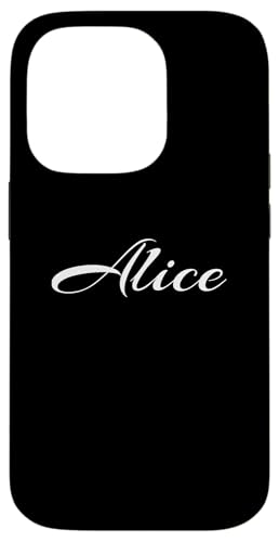 Beautiful Feminine Alice Handwritten Font Hülle für iPhone 14 Pro von Alice