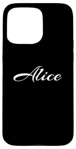 Beautiful Feminine Alice Handwritten Font Hülle für iPhone 15 Pro Max von Alice