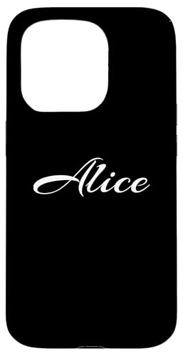 Beautiful Feminine Alice Handwritten Font Hülle für iPhone 15 Pro von Alice