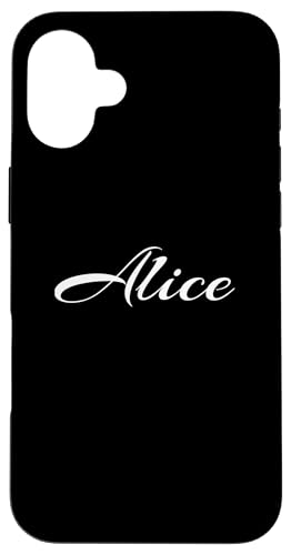 Beautiful Feminine Alice Handwritten Font Hülle für iPhone 16 Plus von Alice