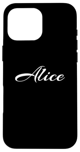 Beautiful Feminine Alice Handwritten Font Hülle für iPhone 16 Pro Max von Alice