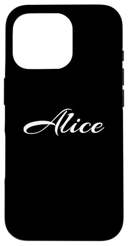 Beautiful Feminine Alice Handwritten Font Hülle für iPhone 16 Pro von Alice