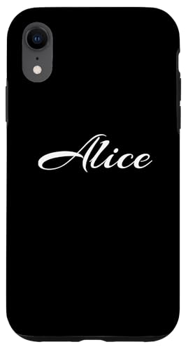 Beautiful Feminine Alice Handwritten Font Hülle für iPhone XR von Alice
