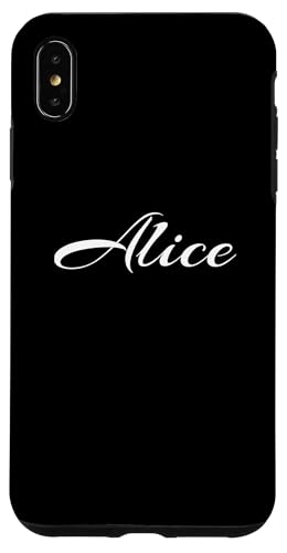 Beautiful Feminine Alice Handwritten Font Hülle für iPhone XS Max von Alice