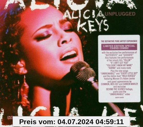 Unplugged (CD+DVD) von Alicia Keys