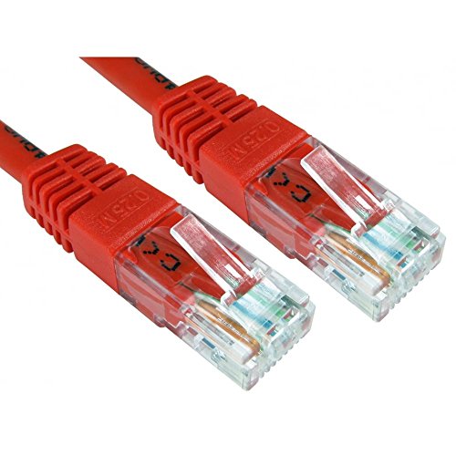 Alida Systems 1m Cat6 Ethernet Cable, Schnell und zuverlässig - Rot von Alida Systems
