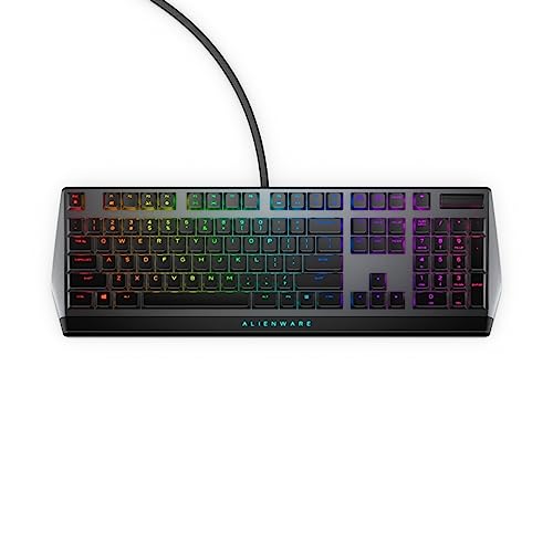 Alienware Dell 510K Low-Profile RGB Mechanical Gaming Keyboard - AW510K (Dark Side of The Moon), GREY von Alienware