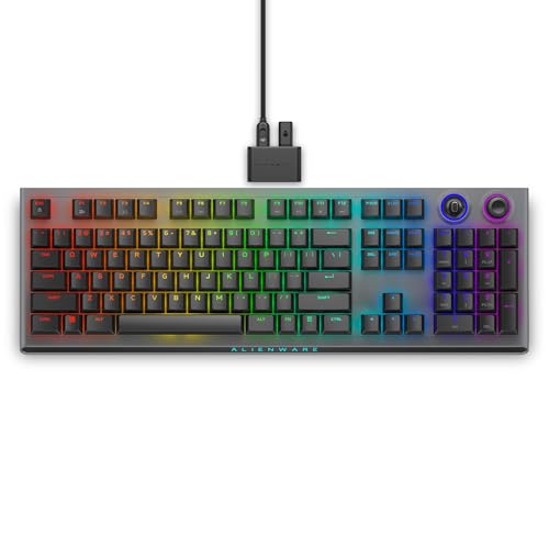Alienware Tri-Mode kabellose Gaming Tastatur - AW920K (Dark Side of The Moon) von Dell