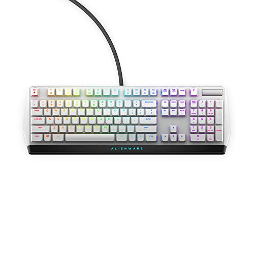 Dell Alienware 510K Low-Profile RGB Mechanical Gaming Keyboard - AW510K (Lunar Light), Weiß von Alienware