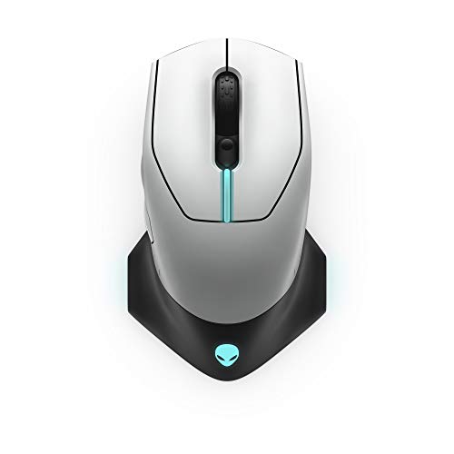 Dell Alienware 610M Wired / Wireless Gaming Mouse - AW610M (Lunar Light), white von Alienware