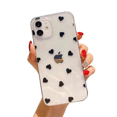 Alihtte Crystal Clear Hülle für iPhone 14 Pro, Klare stoßfeste dünne Silikon case für iPhone 14 Pro Mode Chic Muster Slim transparente TPU Handyhülle Schutzhülle für iPhone 14 Pro, Klar, schwarz Alihtte Crystal Clear Hülle für iPhone 14 Pro, Klare stoßfeste dünne Silikon case für iPhone 14 Pro Mode Chic Muster Slim transparente TPU Handyhülle Schutzhülle für iPhone 14 Pro, Klar, schwarz von Alihtte