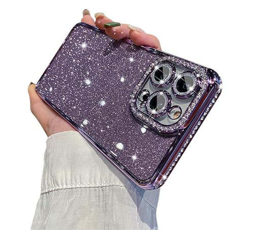 Alihtte Glitzer Hülle für iPhone 15 Plus 6.7", Bling Glitter Stoßfest Handyhülle für Mädchen, Ultradünn TPU Silikon Schutzhülle Case Kameraschutz Bumper Cover für iPhone 15 Plus lila Alihtte Glitzer Hülle für iPhone 15 Plus 6.7", Bling Glitter Stoßfest Handyhülle für Mädchen, Ultradünn TPU Silikon Schutzhülle Case Kameraschutz Bumper Cover für iPhone 15 Plus lila von Alihtte