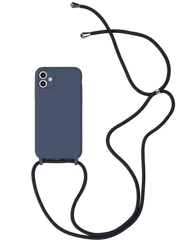 Alihtte Handykette Hülle für iPhone 16 Plus Necklace Handyhülle Nylon Schultergurt Silikon TPU Cover mit Kordel zum Umhängen Schutzhülle mit Band Schnur Case für iPhone 16 Plus, blau Alihtte Handykette Hülle für iPhone 16 Plus Necklace Handyhülle Nylon Schultergurt Silikon TPU Cover mit Kordel zum Umhängen Schutzhülle mit Band Schnur Case für iPhone 16 Plus, blau von Alihtte