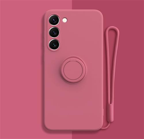 Alihtte Hülle für Samsung Galaxy A15 4G/5G mit Band Kette, Handyhülle Schutzhülle mit 360 Grad Ring Ständer Stoßfest Silikon Bumper Cover Magnetischen Autohalterungen Hülle für Galaxy A15, Rosenrot Alihtte Hülle für Samsung Galaxy A15 4G/5G mit Band Kette, Handyhülle Schutzhülle mit 360 Grad Ring Ständer Stoßfest Silikon Bumper Cover Magnetischen Autohalterungen Hülle für Galaxy A15, Rosenrot von Alihtte