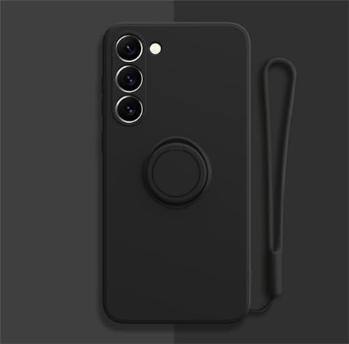 Alihtte Hülle für Samsung Galaxy A15 4G/5G mit Band Kette, Handyhülle Schutzhülle mit 360 Grad Ring Ständer Stoßfest Silikon Bumper Cover Magnetischen Autohalterungen Hülle für Galaxy A15, schwarz Alihtte Hülle für Samsung Galaxy A15 4G/5G mit Band Kette, Handyhülle Schutzhülle mit 360 Grad Ring Ständer Stoßfest Silikon Bumper Cover Magnetischen Autohalterungen Hülle für Galaxy A15, schwarz von Alihtte