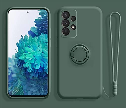 Alihtte Hülle für Samsung Galaxy A34 5G, Handyhülle Schutzhülle mit 360 Grad Ring Ständer Stoßfest Silikon Cover mit Band Kette Magnetischen Autohalterungen Hülle für Galaxy A34 5G grün Alihtte Hülle für Samsung Galaxy A34 5G, Handyhülle Schutzhülle mit 360 Grad Ring Ständer Stoßfest Silikon Cover mit Band Kette Magnetischen Autohalterungen Hülle für Galaxy A34 5G grün von Alihtte