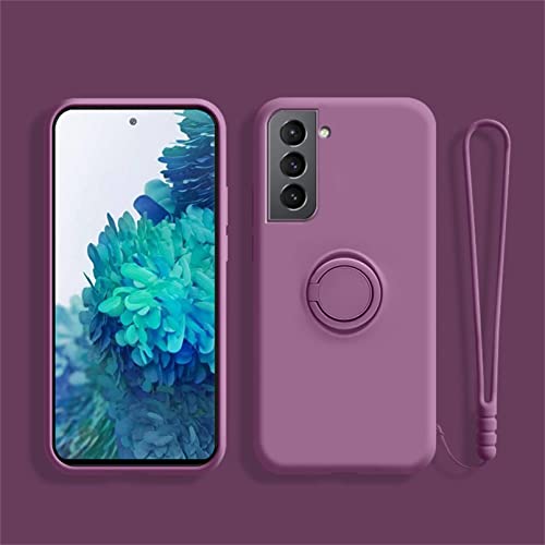 Alihtte Hülle für Samsung Galaxy S21 Ultra 5G mit Band Kette, Handyhülle Schutzhülle mit 360 Grad Ring Ständer Stoßfest Silikon Cover Magnetischen Autohalterungen Hülle für Galaxy S21 Ultra, lila Alihtte Hülle für Samsung Galaxy S21 Ultra 5G mit Band Kette, Handyhülle Schutzhülle mit 360 Grad Ring Ständer Stoßfest Silikon Cover Magnetischen Autohalterungen Hülle für Galaxy S21 Ultra, lila von Alihtte