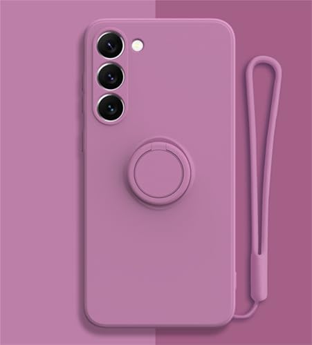 Alihtte Hülle für Samsung Galaxy S23 mit Band Kette, Handyhülle Schutzhülle mit 360 Grad Ring Ständer Stoßfest Silikon Bumper Cover Magnetischen Autohalterungen Hülle für Galaxy S23, Lila Alihtte Hülle für Samsung Galaxy S23 mit Band Kette, Handyhülle Schutzhülle mit 360 Grad Ring Ständer Stoßfest Silikon Bumper Cover Magnetischen Autohalterungen Hülle für Galaxy S23, Lila von Alihtte