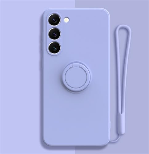 Alihtte Hülle für Samsung Galaxy S23 mit Band Kette, Handyhülle Schutzhülle mit 360 Grad Ring Ständer Stoßfest Silikon Bumper Cover Magnetischen Autohalterungen Hülle für Galaxy S23, violett Alihtte Hülle für Samsung Galaxy S23 mit Band Kette, Handyhülle Schutzhülle mit 360 Grad Ring Ständer Stoßfest Silikon Bumper Cover Magnetischen Autohalterungen Hülle für Galaxy S23, violett von Alihtte