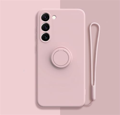 Alihtte Hülle für Samsung Galaxy S24 mit Band Kette, Handyhülle Schutzhülle mit 360 Grad Ring Ständer Stoßfest Silikon Bumper Cover Magnetischen Autohalterungen Hülle für Galaxy S24, pink Alihtte Hülle für Samsung Galaxy S24 mit Band Kette, Handyhülle Schutzhülle mit 360 Grad Ring Ständer Stoßfest Silikon Bumper Cover Magnetischen Autohalterungen Hülle für Galaxy S24, pink von Alihtte