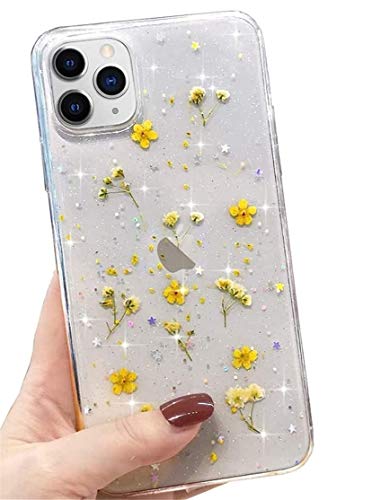 Alihtte Hülle für iPhone 11 Pro Glitter Bling Mode Handyhülle TPU Silikon Weiche Schlank Marmor Schutzhülle Handytasche Flexibel Süße Cartoon Transparent Case Handy Hülle für iPhone 11 Pro von Alihtte