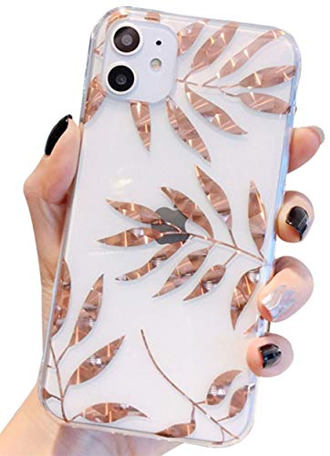 Alihtte Hülle für iPhone 6 Plus Hülle, Hülle für iPhone 6S Plus HandyHülle Soft Flex Silikon Herz Case Ultradünn Handyhülle Blumen Bumper Cover Schutz Tasche Schale Schutzhülle für Apple iPhone 6 Plus von Alihtte