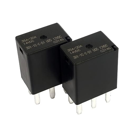 Allzwecker Micro-Relais 301-1c-C-D1 U05 12VDC 35A 5 PIN (Pack of 2) von Alikkash