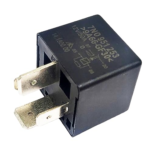 Relais für das elektrische System für Automobilersatz 7N0951253#507 12VDC 50A 5 Pins Starter Relay für 3D0951253A 95561502700 von Alikkash
