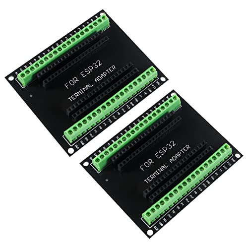 Alinan ESP32 Breakout-Board GPIO 1 in 2 kompatibel mit 38-poligen schmalen Version ESP-WROOM-32 ESP32 Mikrocontroller-Entwicklungsplatine, 2 Stück Alinan ESP32 Breakout-Board GPIO 1 in 2 kompatibel mit 38-poligen schmalen Version ESP-WROOM-32 ESP32 Mikrocontroller-Entwicklungsplatine, 2 Stück von Alinan