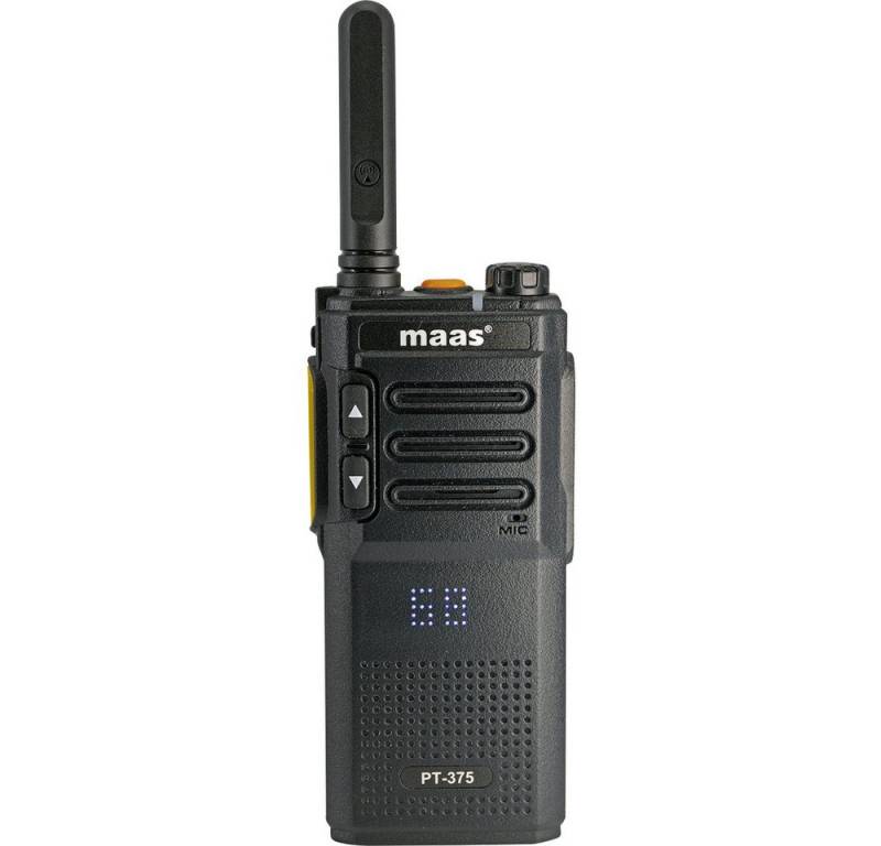 Maas Elektronik Walkie Talkie MAAS Elektronik PT-375 3702 PMR-Handfunkgerät 1er Set von Maas Elektronik