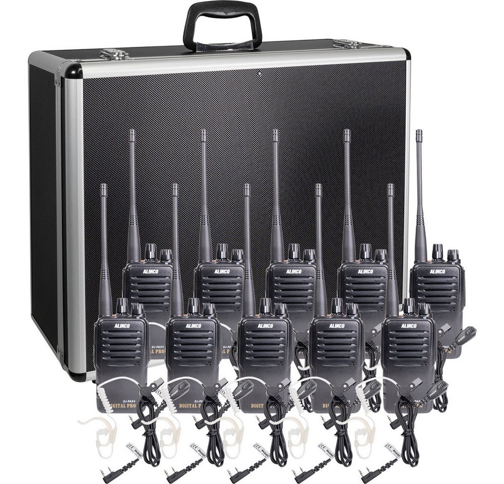 Alinco Walkie Talkie Alinco Team-Set DJ-PAX-4 + KEP-24-VK 150099 PMR-Handfunkgerät 10er Set Alinco Walkie Talkie Alinco Team-Set DJ-PAX-4 + KEP-24-VK 150099 PMR-Handfunkgerät 10er Set von Alinco