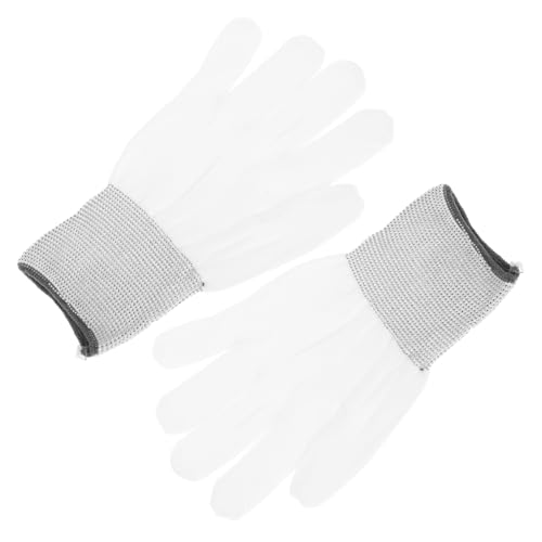 Alipis 1 Paar Filmhandschuhe Auto Handschuhe Vinyl -wrap -werkzeug Handschuhe Wickeln Ballaststoff Weiß von Alipis