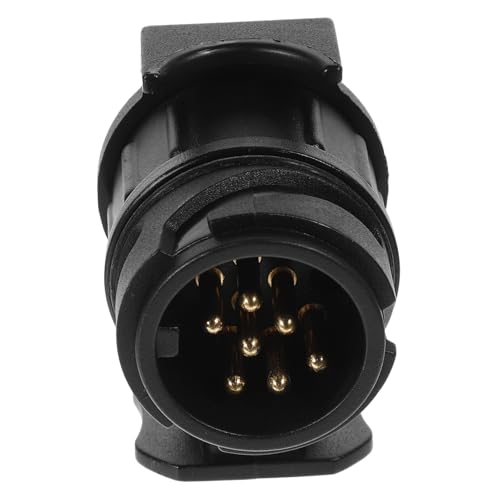 Alipis 13 Anhänger -sockel -Kombination Konverter Anhängerkupplung Abschleppen Reiseadapter Elektrischer Adapter Für Anhänger Anhängerlichtadapter 7 Pin Black Kupfer Alipis 13 Anhänger -sockel -Kombination Konverter Anhängerkupplung Abschleppen Reiseadapter Elektrischer Adapter Für Anhänger Anhängerlichtadapter 7 Pin Black Kupfer von Alipis