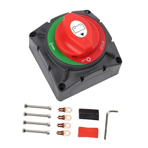 Alipis 1Satz Batterie Trennschalter Master Isolator Für Auto Boot Rv Einfache Bedienung Mit Drehknopf Universelles Design Für Verschiedene Fahrzeuge Sicherer von Alipis