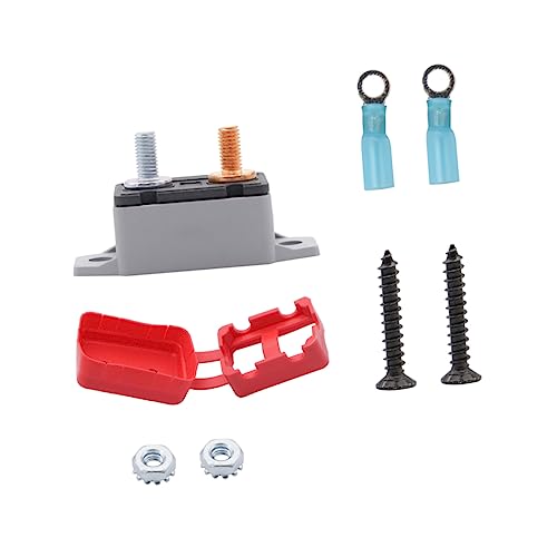 Alipis 1Satz Dc Leistungsschalter Mit Schutzmanschette Manueller Reset Für Autos Und Boote Schützt Kurzschlüssen Und Korrosion Einfache Installation Und Zuverlässiger von Alipis