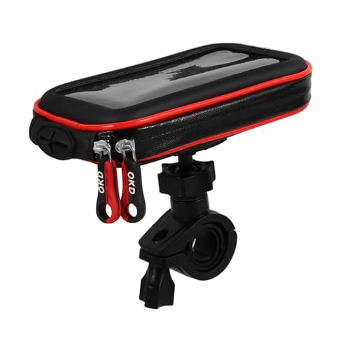 Alipis 1Satz Handyhalterung Mit Transparenter Und Kopfhörerloch Universelle Halterung Für Motorräder Fahrräder Und Mountainbikes Bis Upgrade Version von Alipis