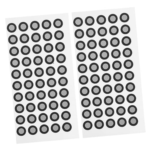 Alipis 2 Blätter Reflektierende Markierungen Punkt Referenz 3D-Scanner-Markierung reflektierendes Band 3D-Scanmarkierungen für 3D-Scanner 3D-Scan-Marker das Haustier Black von Alipis