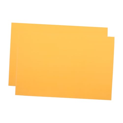 Alipis 2 Stück Gravierte bedruckte Aluminiumplatte farbiges Notebook -Papier Vinyl-Kleber im dunklen Vinyl leuchten farbige Folie glitzerndes permanentes Vinyl farbiges Baupapier Golden von Alipis