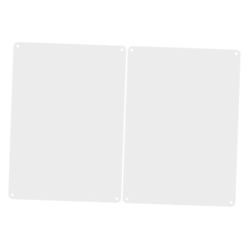 Alipis 2 Stück Leeres Aluminiumschild leeres Türschild Blanko-Etiketten aus Aluminium Sublimations-Metallschild leer Aluminium blankes Metall leeres Schild Silver Alipis 2 Stück Leeres Aluminiumschild leeres Türschild Blanko-Etiketten aus Aluminium Sublimations-Metallschild leer Aluminium blankes Metall leeres Schild Silver von Alipis