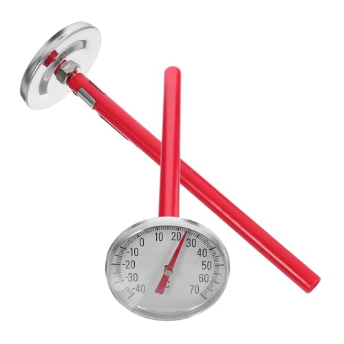 Alipis 2Stück Auto Thermometer Mechanisches Hygrometer für Auto Innenraumdekoration Temperaturanzeige von Leicht zu Installieren ohne Batterie Elegantes Design von Alipis